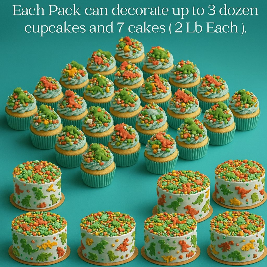 Confect Dino Sprinkles for Decorations 08