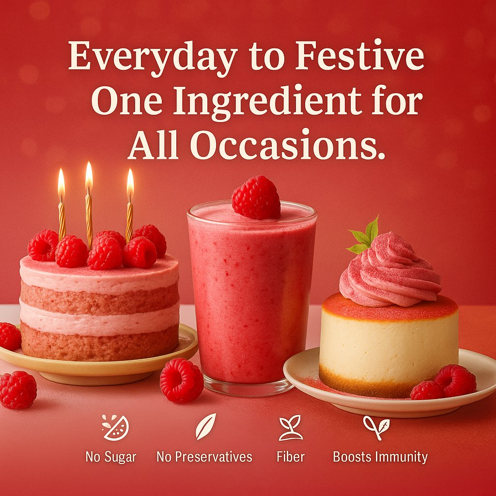 Confect Raspberry Fruit Powder
