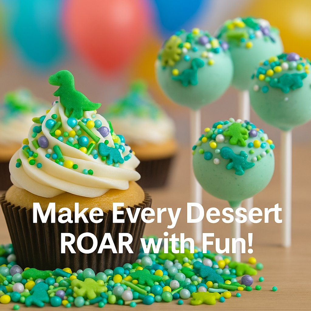 Confect Dino Sprinkles for Decorations 06
