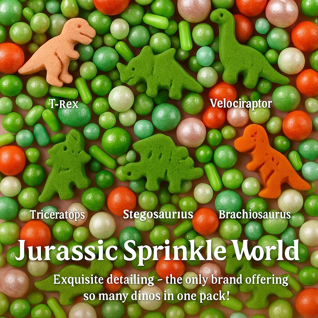 Confect Dino Sprinkles Multipack  01