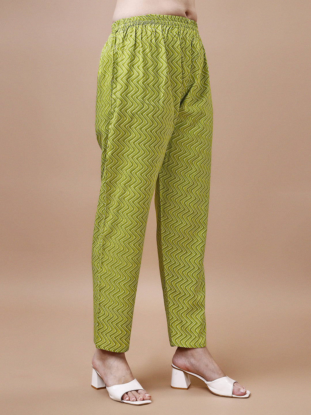 Embroidered & Floral Printed Cotton Kurta With Pant & Dupatta Set, Multicolor - Hiral Fashion
