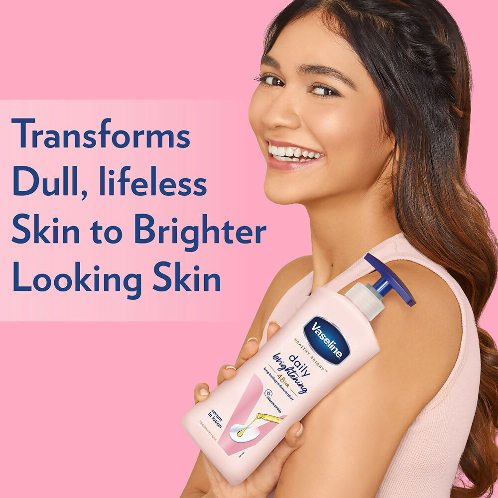 Vaseline Healthy Bright Daily Brightening Body Lotion & Sun Protect SPF 30 Body Lotion Combo  Grab2Buy Vaseline Grab2Buy