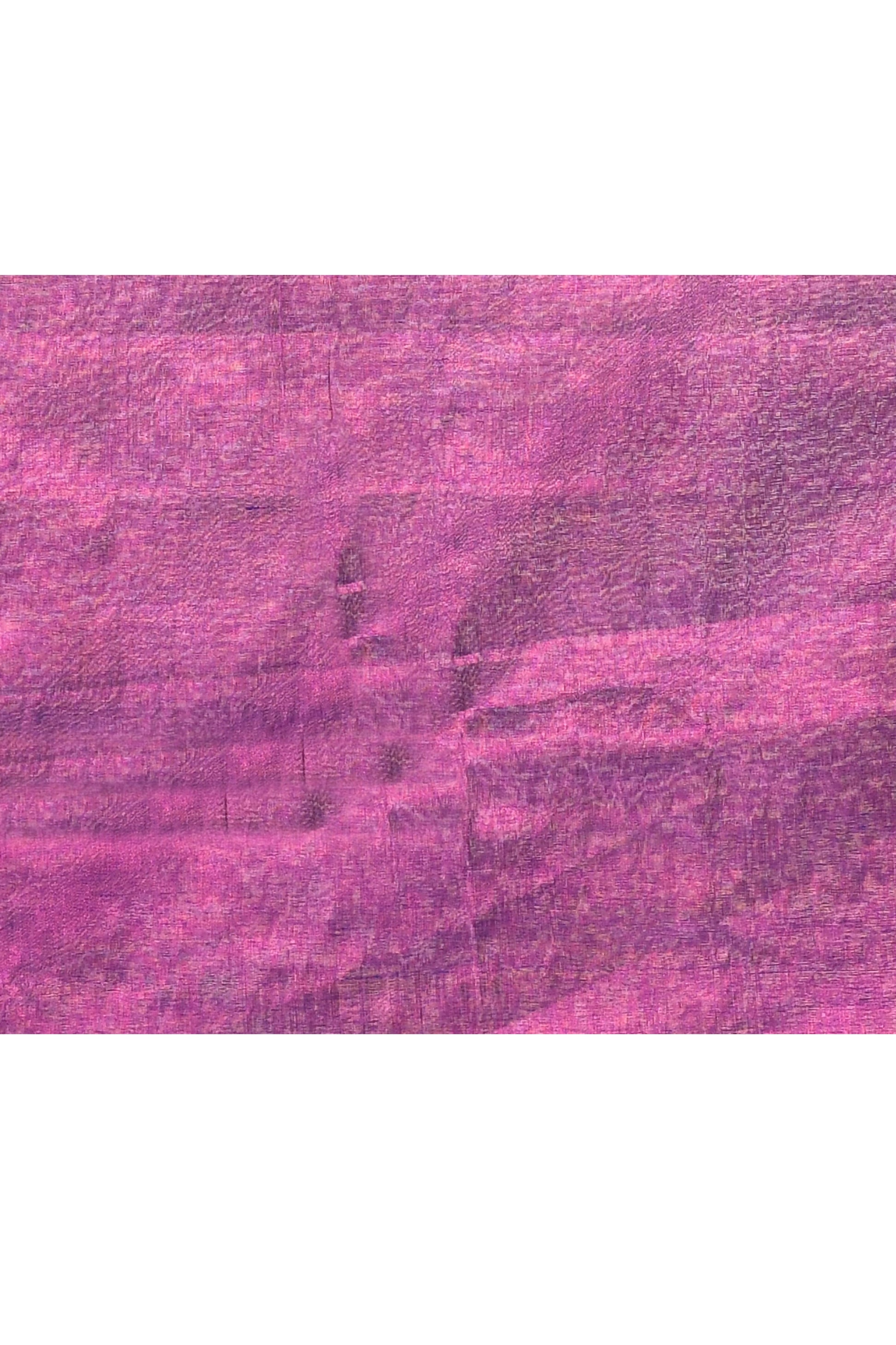 Piyari Fashion Women's Violet Dual Tone Organic Tissue Saree With Blouse Piece