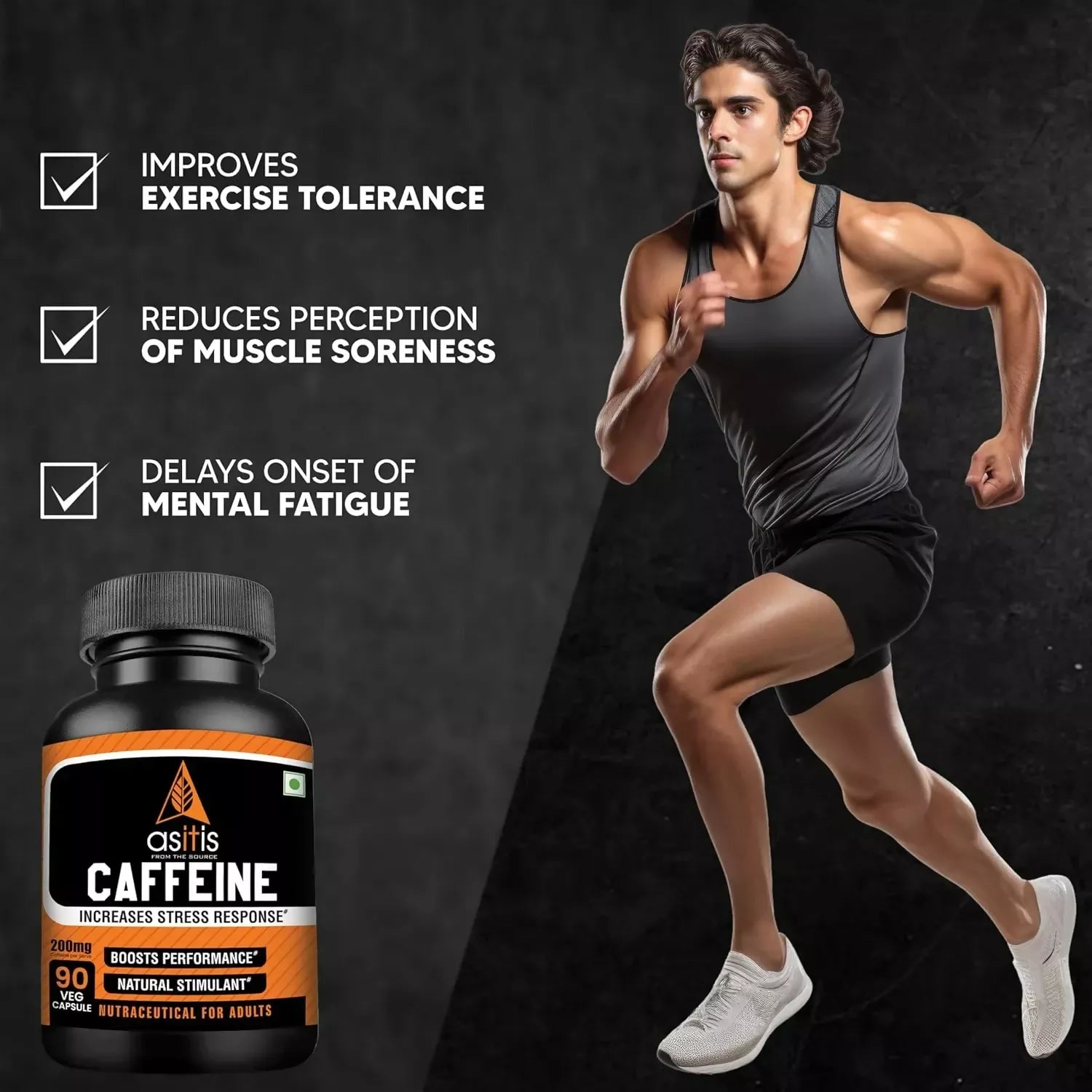 As-It-Is Nutrition Caffeine Per Serving Capsules 