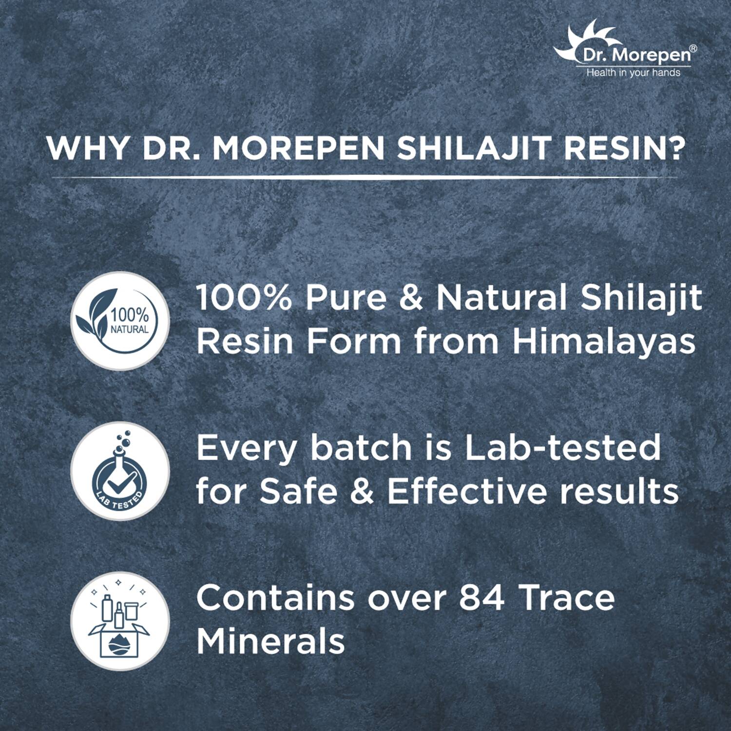 Dr. Morepen Natural & Pure SJ Resin and SJ Capsules Combo 