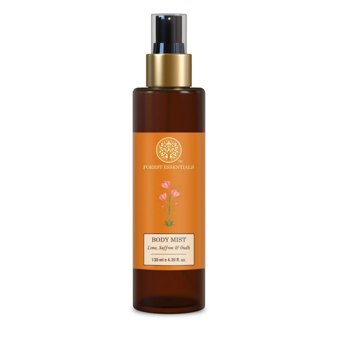 Forest Essentials Scented Body Mist Lime Saffron & Oudh - Grab2buy