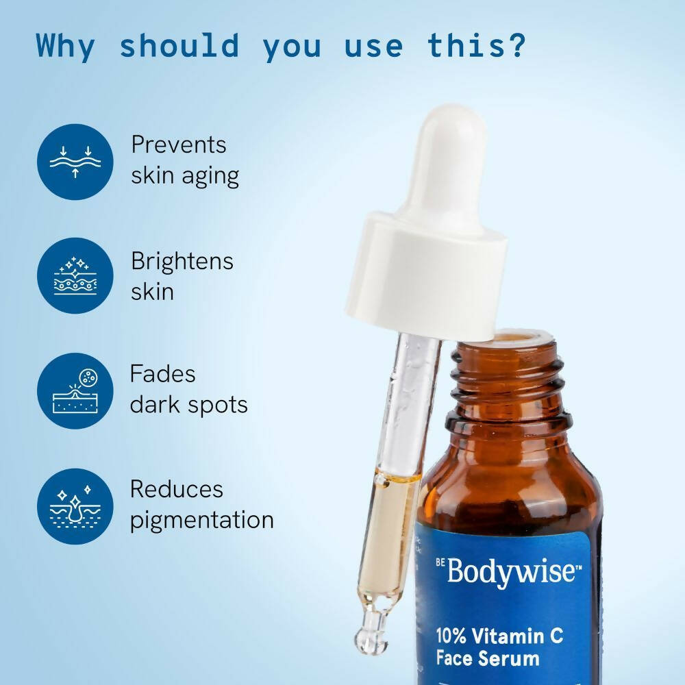 BeBodywise 10% Vitamin C Face Serum - Grab2buy