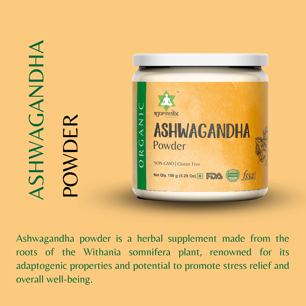 Ayurvedix Organic Ashwagandha Powder - Grab2buy