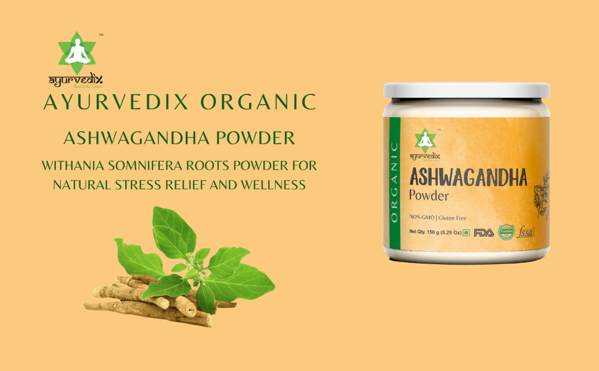 Ayurvedix Organic Ashwagandha Powder - Grab2buy