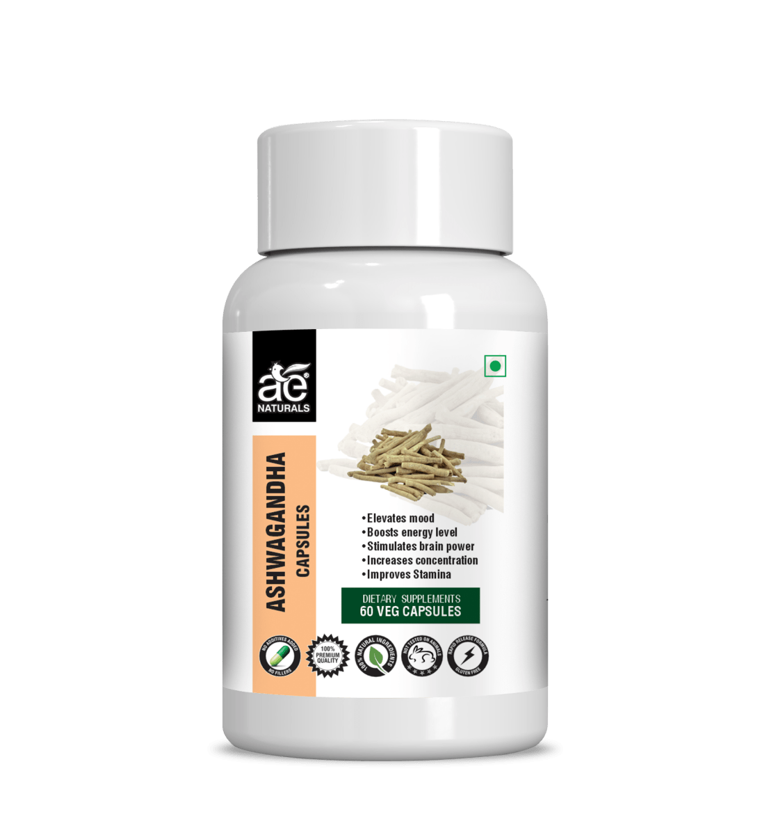 Ae Naturals Ashwagandha Capsules - Grab2buy