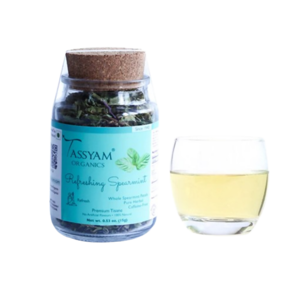 Tassyam Organics Refreshing Spearmint Herbal Tisane