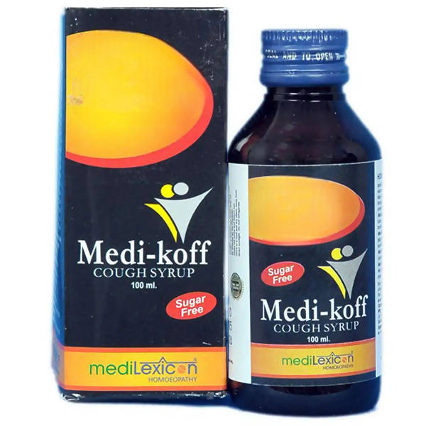 Medilexicon Homeopathy Medi-koff Cough Syrup Sugar Free 