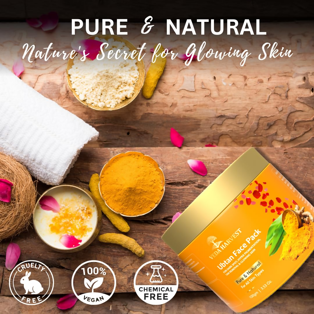 Veda Harvest Ubtan Face Pack For Glowing Skin  Grab2Buy Veda Harvest Grab2Buy