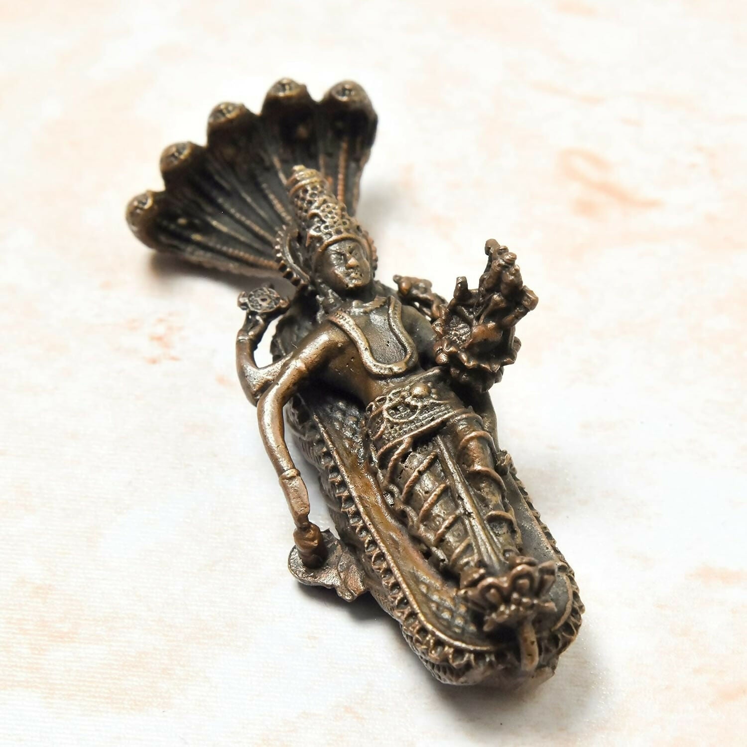 Copper Idols India - By Bhimonee Decor Handmade Ranganatha Swamy Idol - Grab2buy