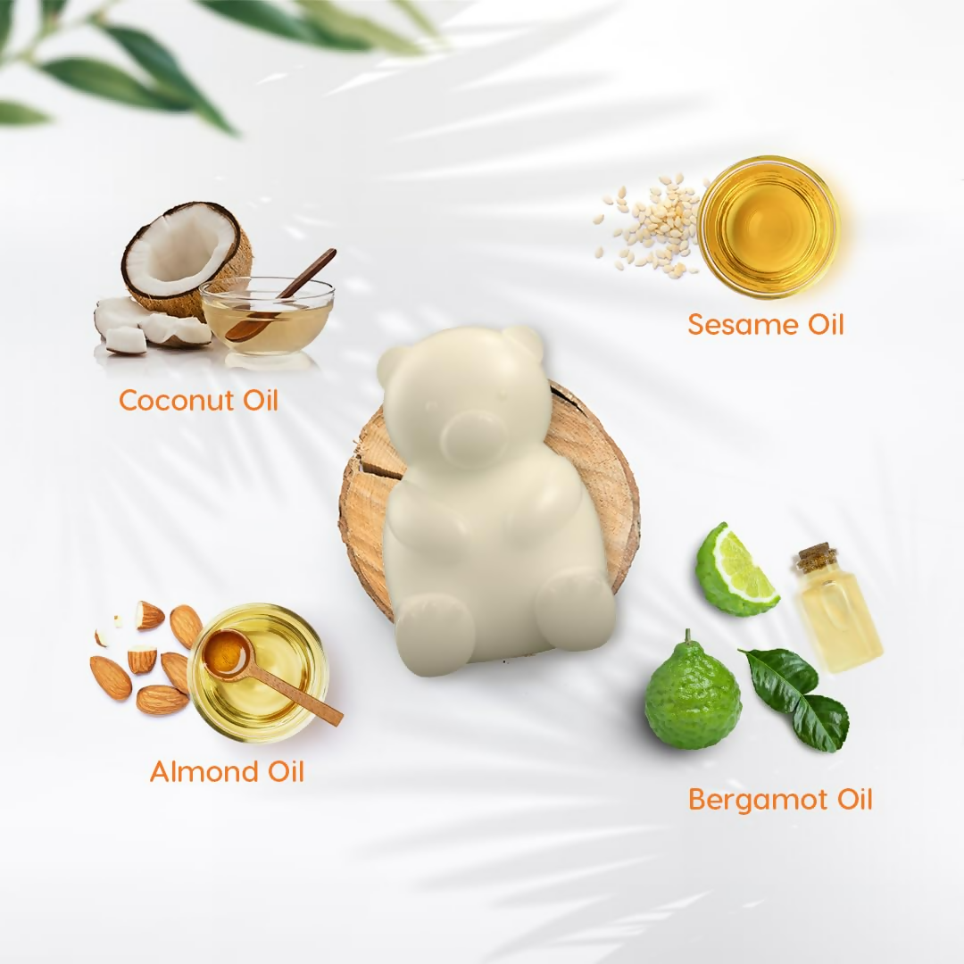 ShuShu Babies Cuddly Bear Natural Baby Soap (under 0-3 Years Baby) 