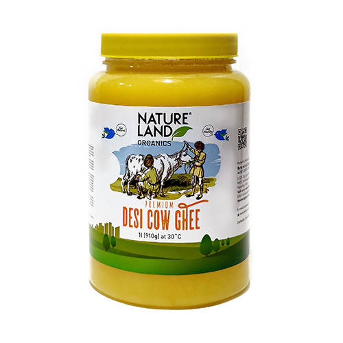 Nature Land Organics Premium Desi Cow Ghee | Organic Ghee From Desi Cow | Homemade Ghee 