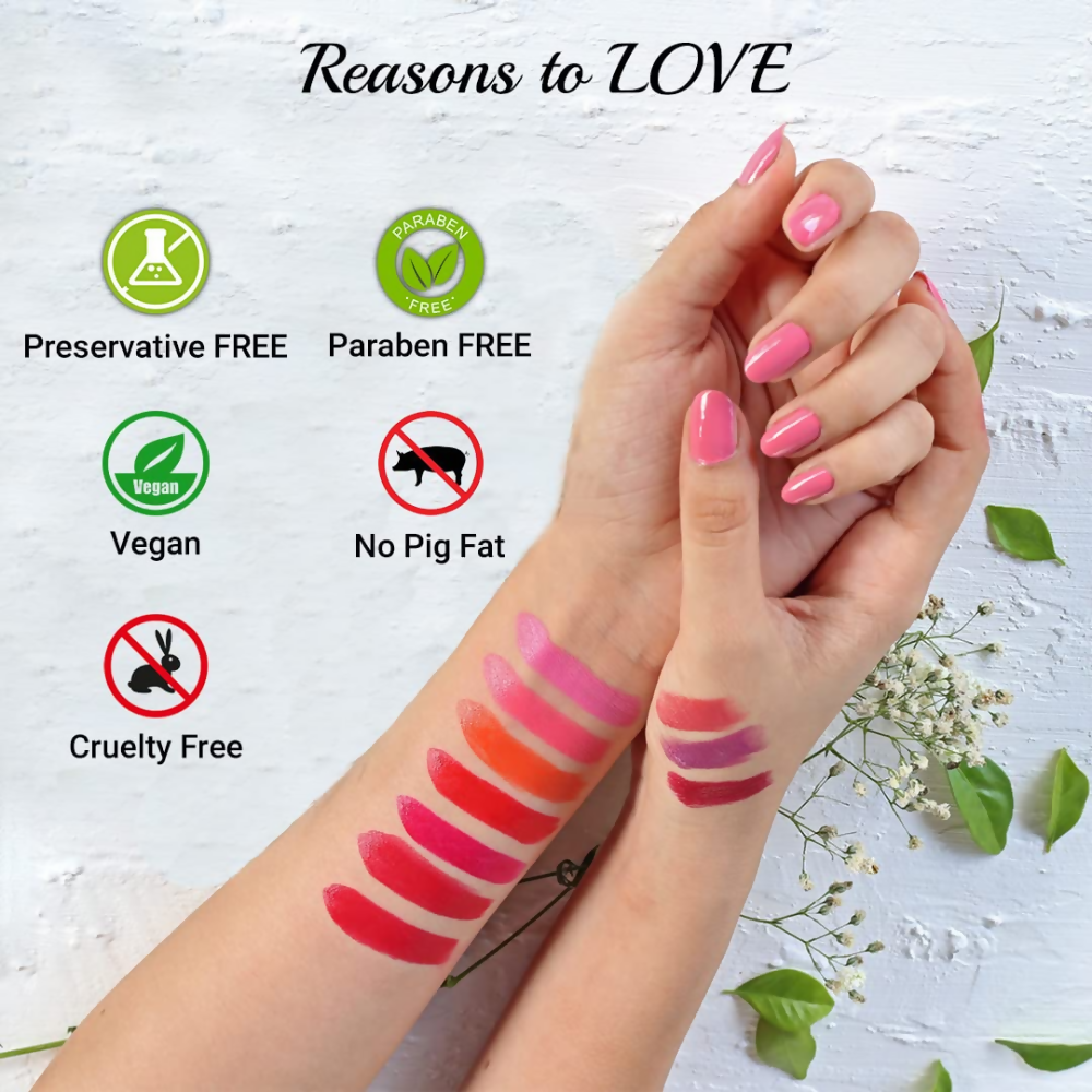 Iba Long Stay Matte Lipstick - M12 Pink Orchid