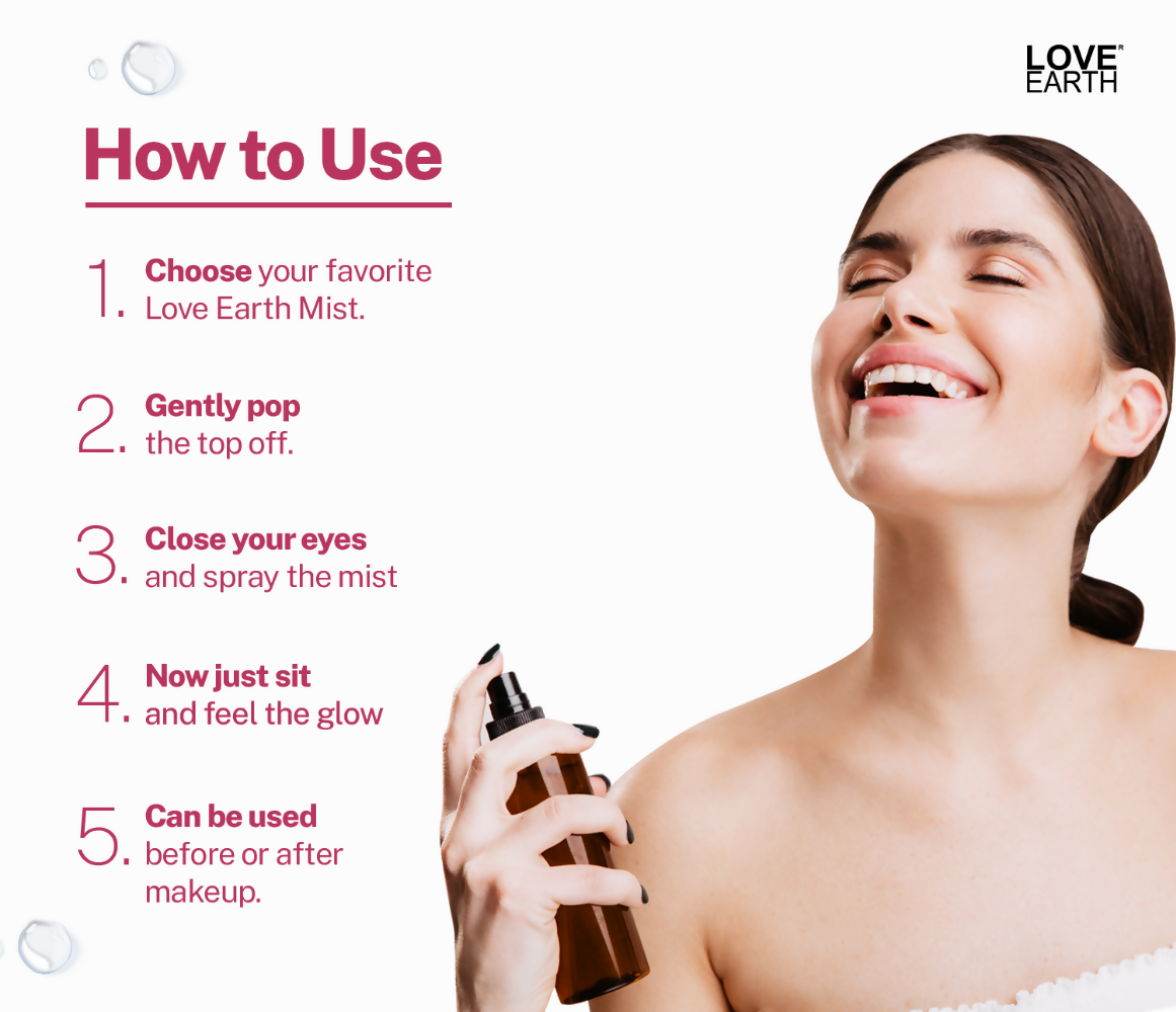 Love Earth Rose Water - Face Mist 