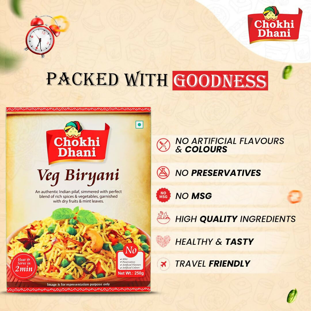 Chokhi Dhani Veg Biryani Instant Premix 
