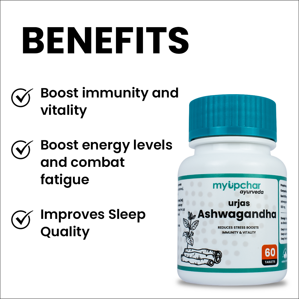 myUpchar Ayurveda Urjas Ashwagandha Tablets 