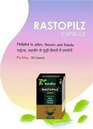Rajasthan Herbals International Rastopilz Capsules - Grab2buy