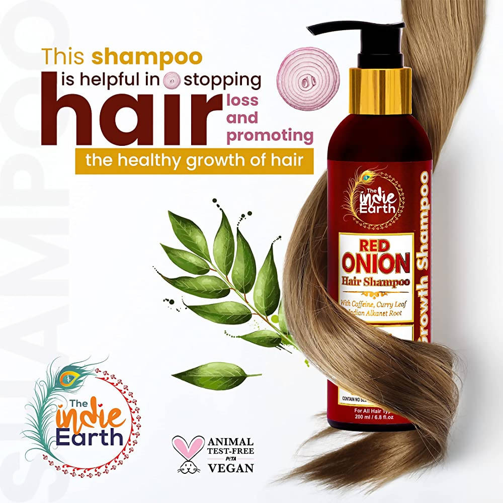 The Indie Earth Red Onion Hair Shampoo  Grab2Buy The Indie Earth Grab2Buy