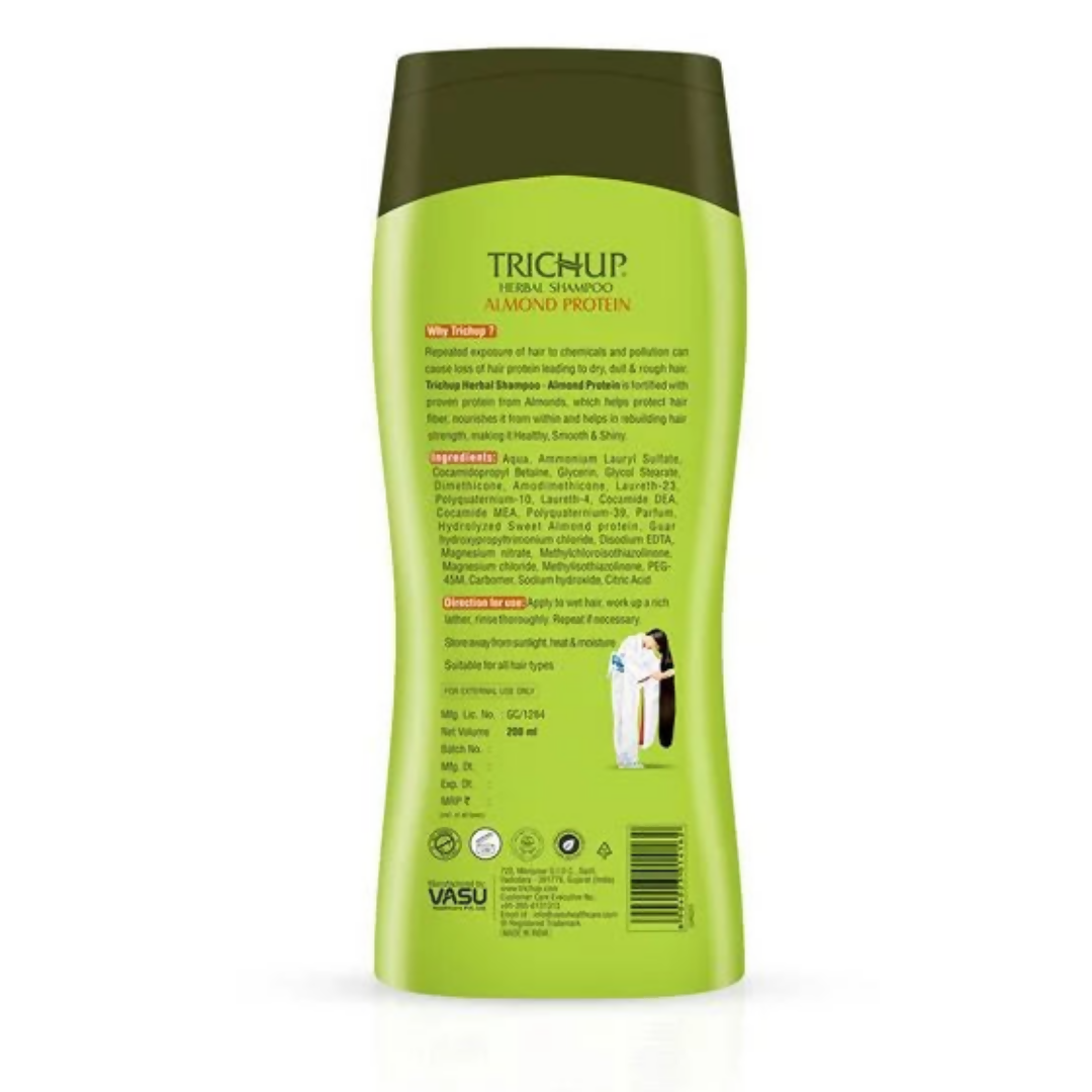 Vasu Healthcare Trichup Herbal Shampoo - Almond Protein  Grab2Buy Trichup Grab2Buy