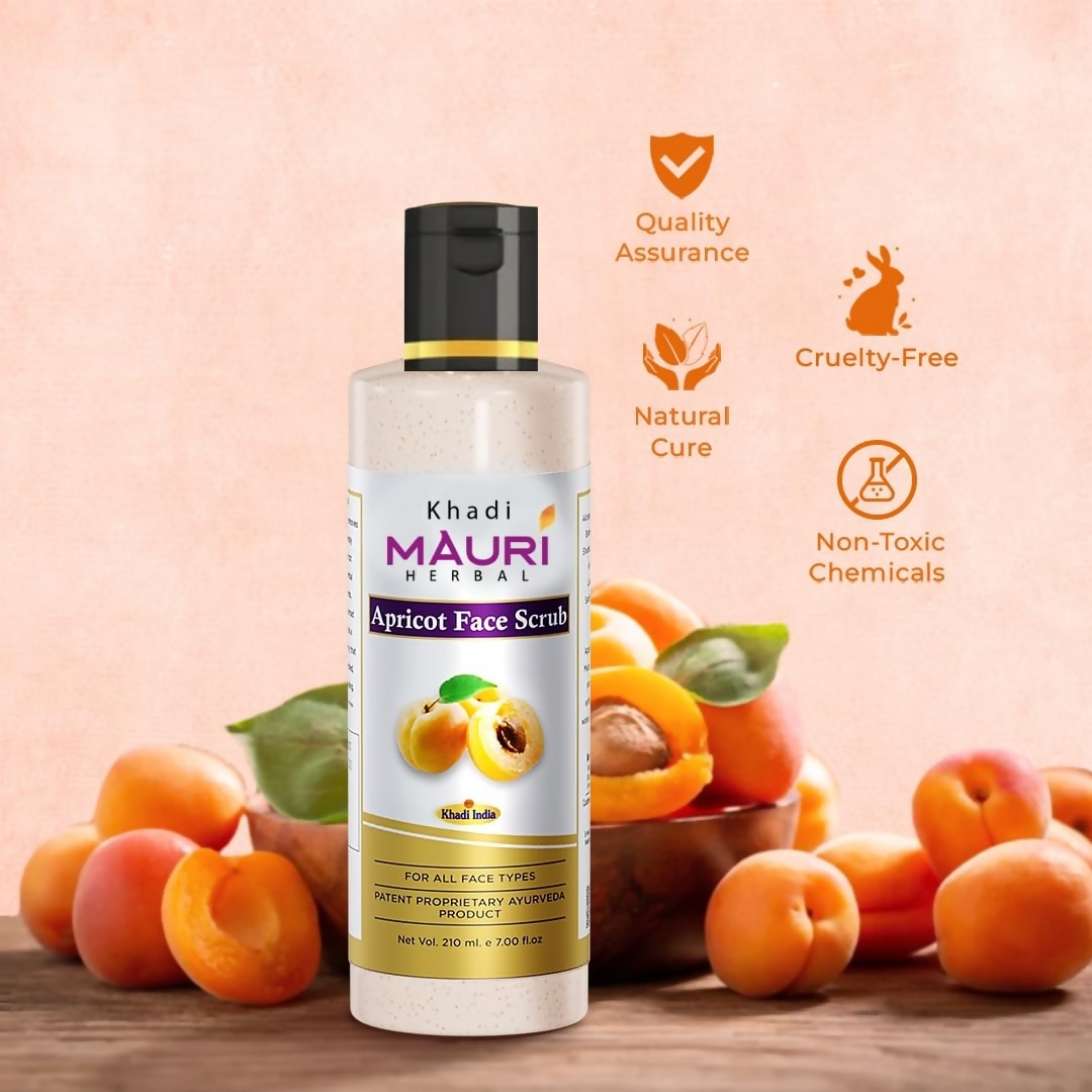Khadi Mauri Herbal Apricot Face Scrub 