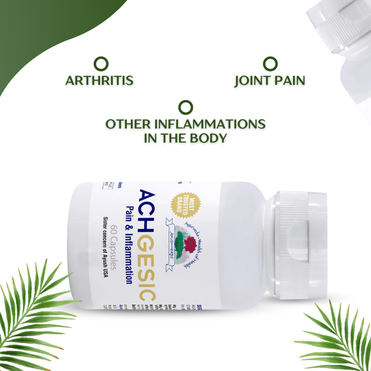 Achgesic | Supports Joint Flexibility & Pain Relief | 60 Capsules