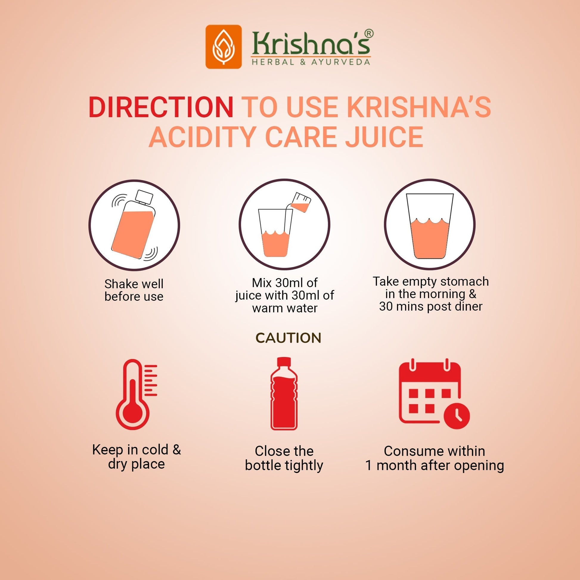 Krishna'S Herbal & Ayurveda Acidity Care Juice 