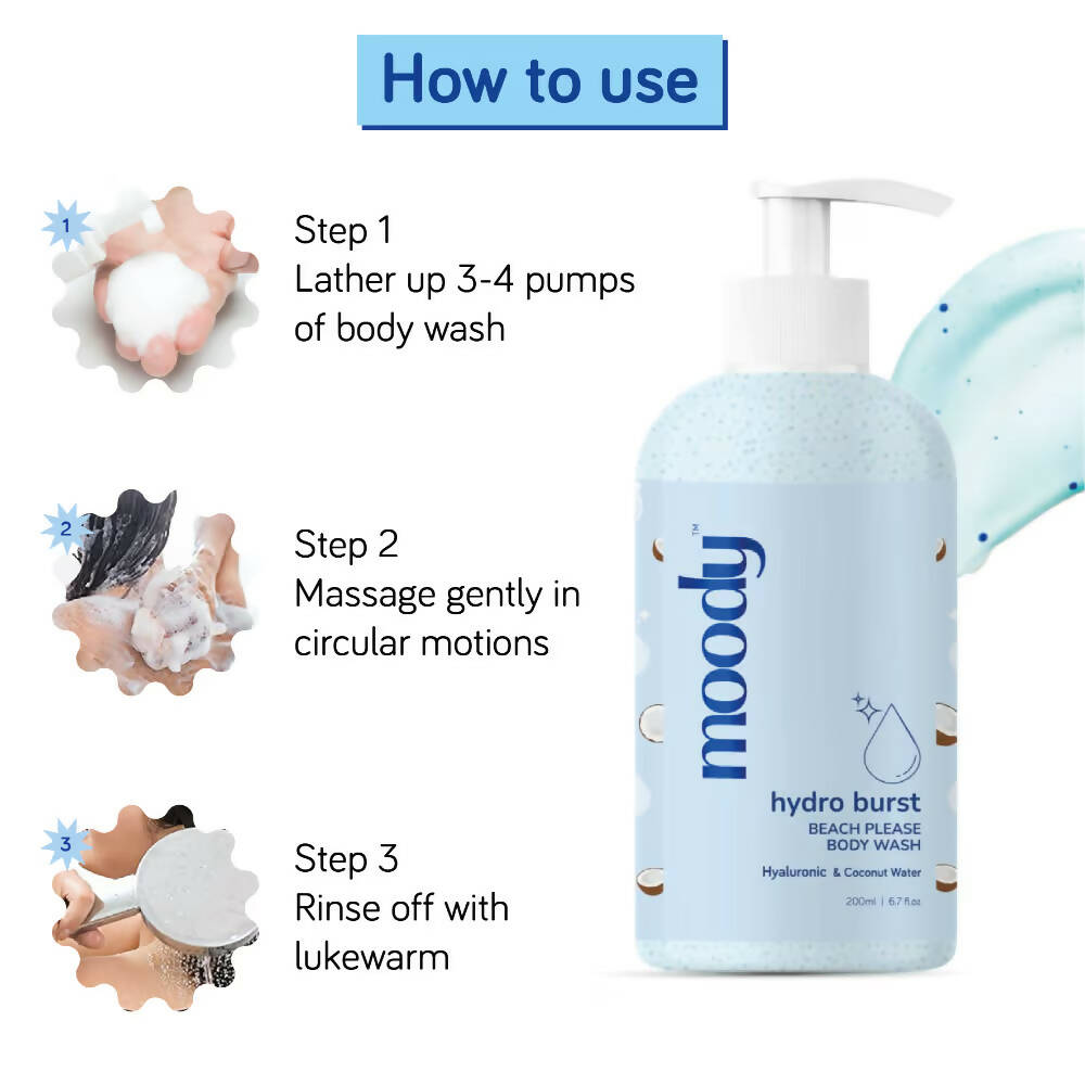 Moody 7D Hydro Burst Bleach Please Body Wash 