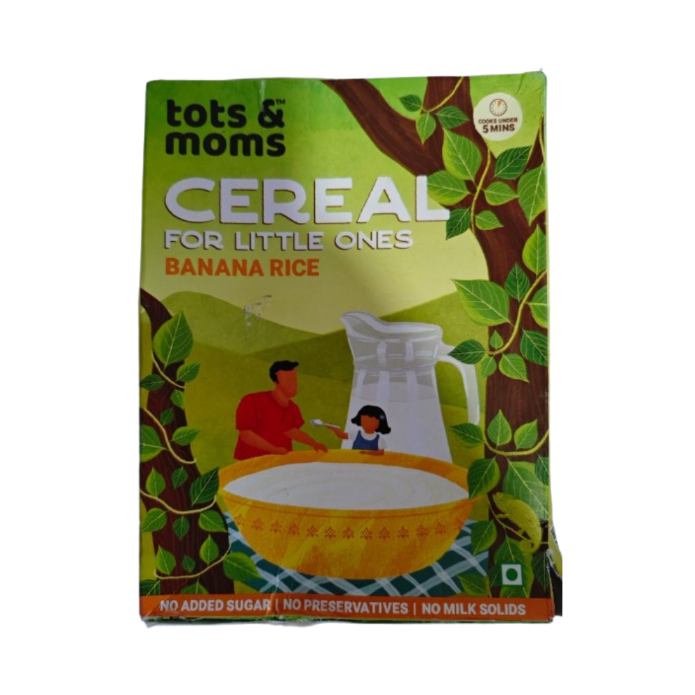 Tots and Moms Organic Cereal Banana Rice - Grab2buy