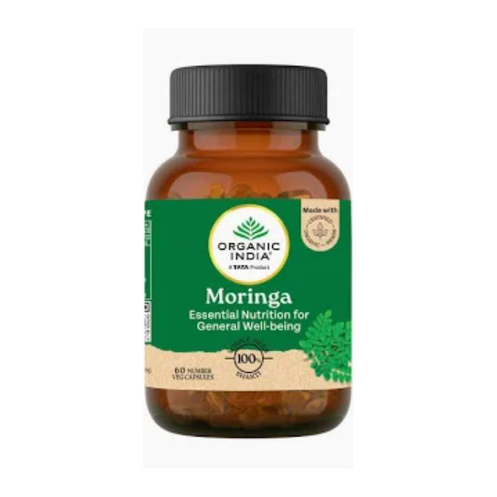 Organic India Moringa Essential Nutrition | Certified Organic Moringa Superfood Supplement 