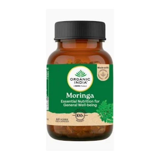Organic India Moringa Essential Nutrition | Certified Organic Moringa Superfood Supplement 