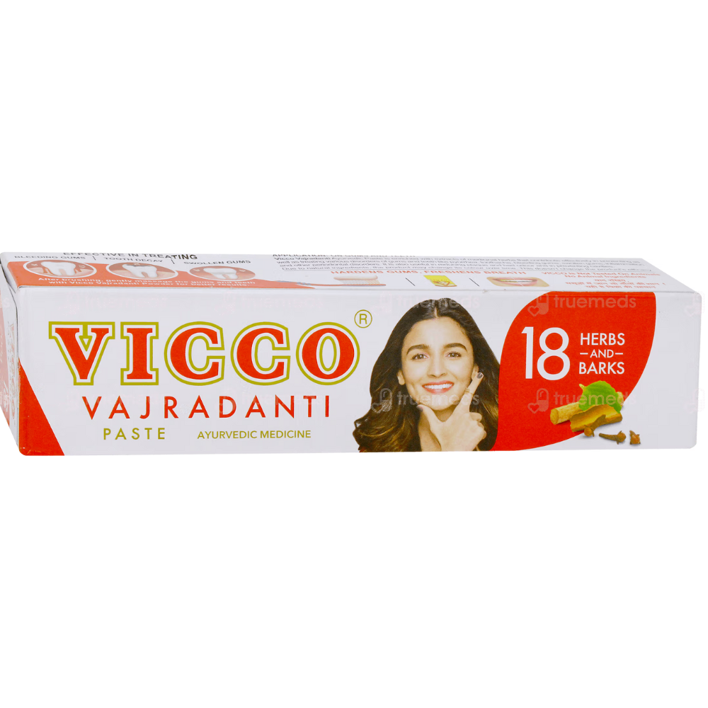 Vicco Vajradanti Ayurvedic 18 Herbs and Barks Toothpaste  Grab2Buy Vicco Grab2Buy