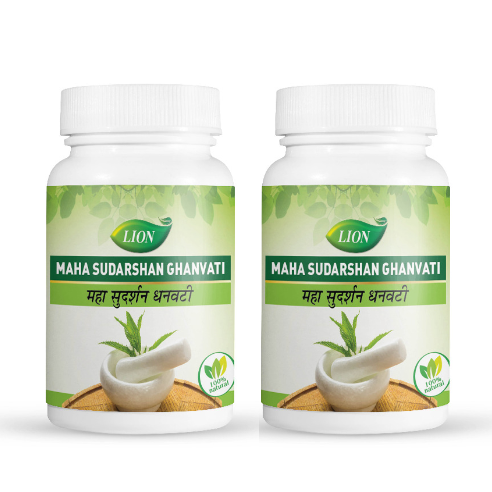 Lion Ayurveda Mahasudarshan Ghanvati 