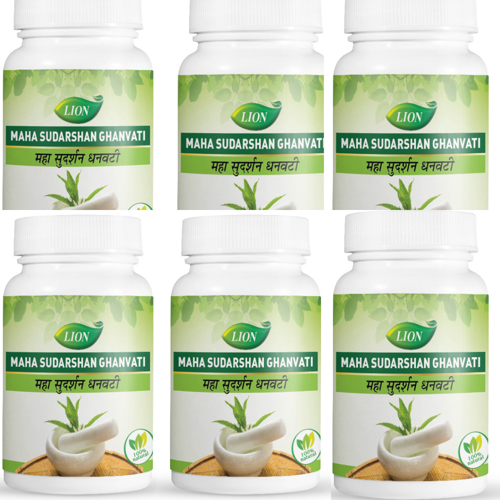 Lion Ayurveda Mahasudarshan Ghanvati 