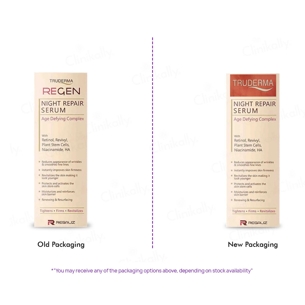 Truderma Regen Night Repair Serum For Skin Ageing  Grab2Buy Truderma Grab2Buy