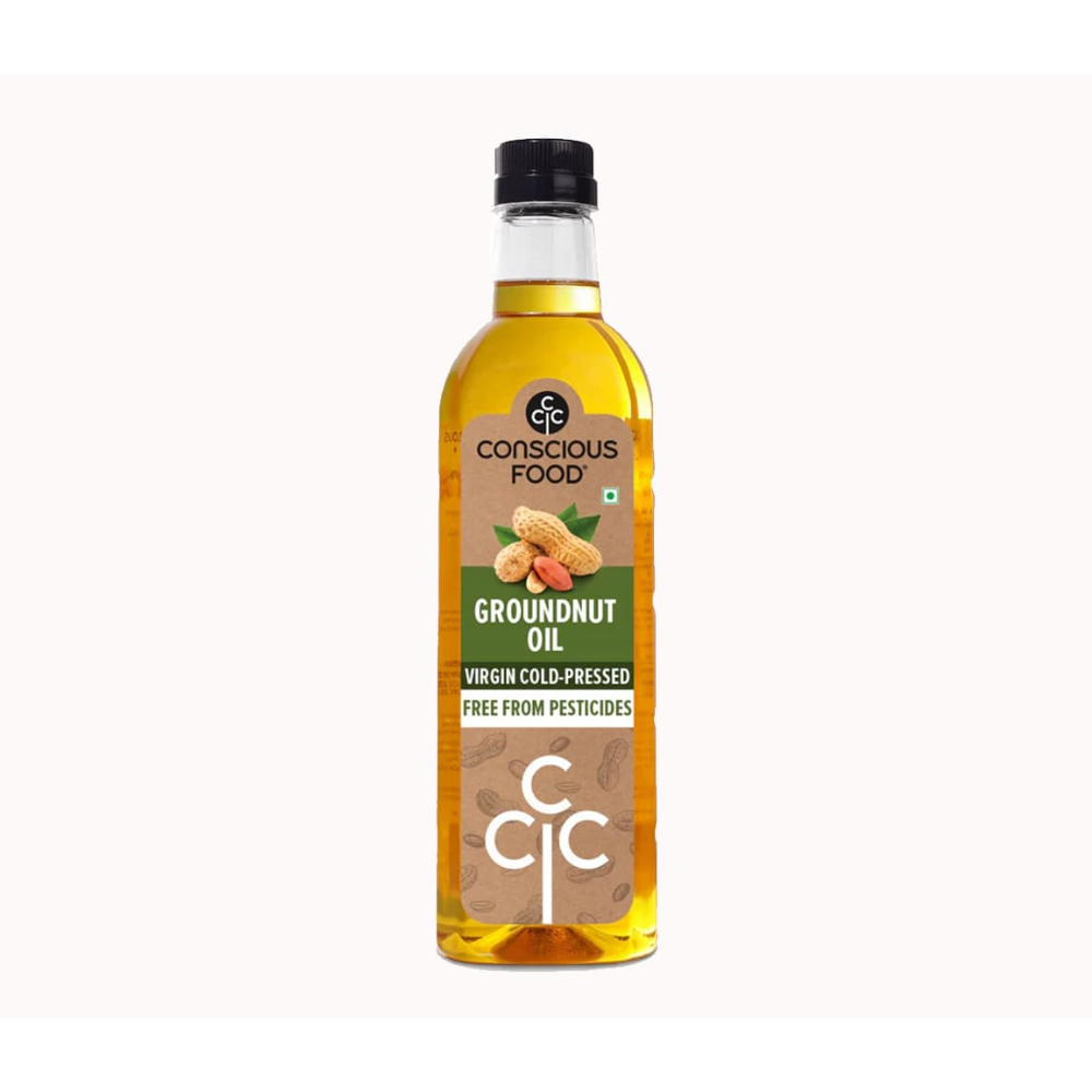 Conscious Food Organic Peanut/Groundnut Oil 