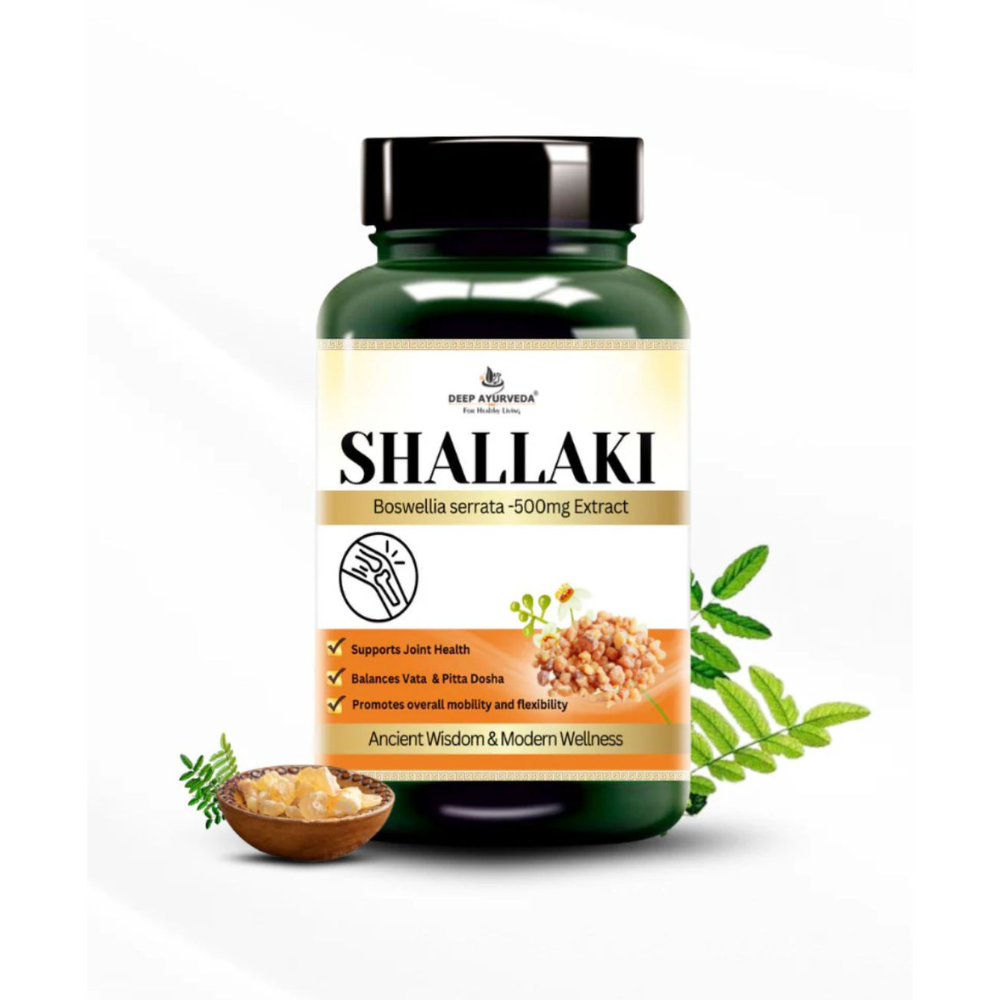 Deep Ayurveda Shallaki 500mg Veg Capsule DEEP AYURVEDA