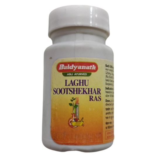 Baidyanath Jhansi Laghu Sutshekhar Tablets 