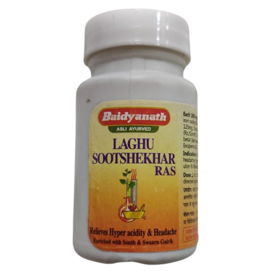 Baidyanath Jhansi Laghu Sutshekhar Tablets - Grab2buy