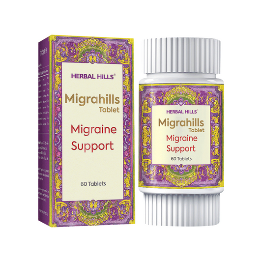 Herbal Hills Migrahills Migraine Support Tablets 