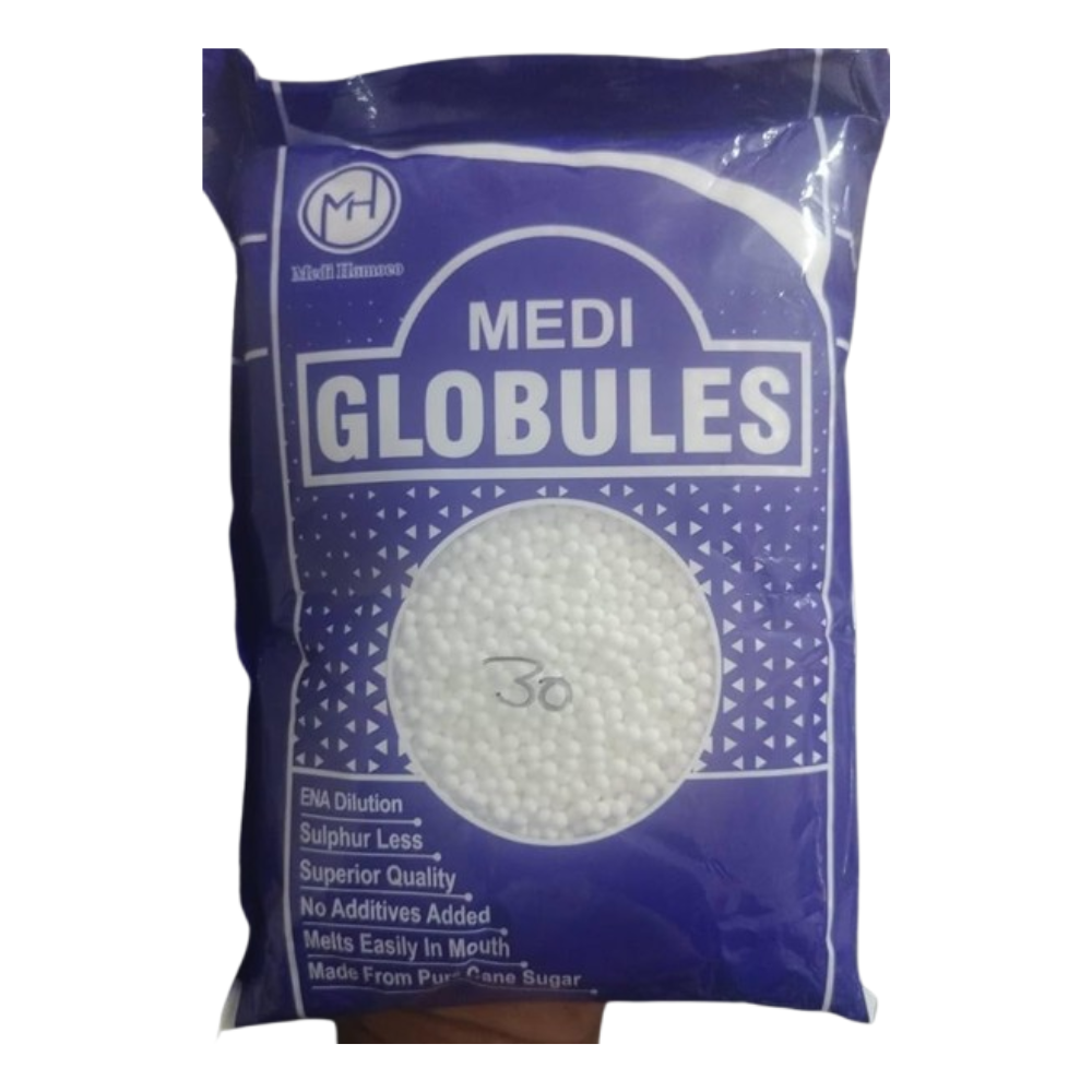 Medi Homeopathy Globules/ Blank Pellets (Size 30) 