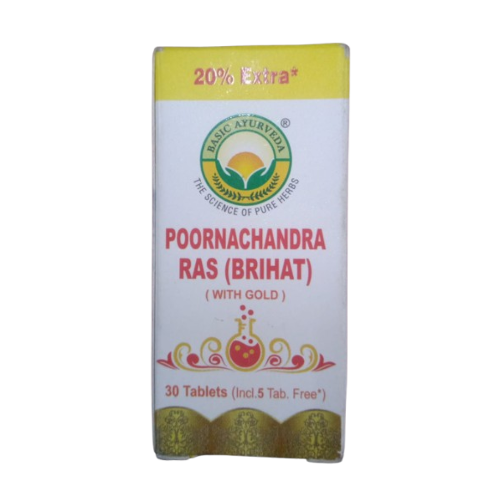 Basic Ayurveda Poornachandra Ras Tablet  Grab2Buy Basic Ayurveda Grab2Buy
