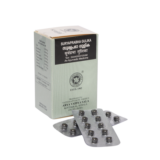 Vaidyaratnam Sooryaprabha Gulika / Suryaprabha Gulika Tablets - Grab2buy