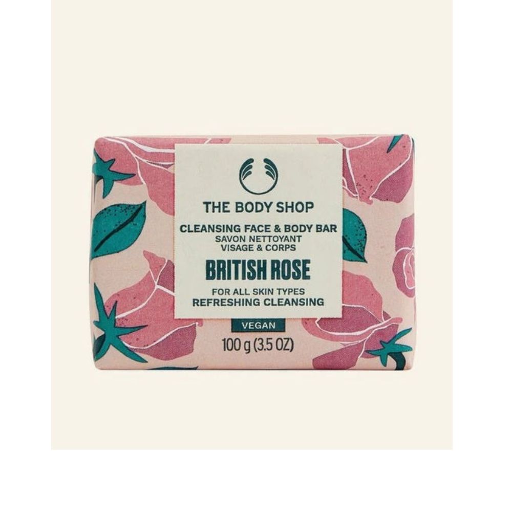 The Body Shop British Rose Exfoliating Soap  Grab2Buy The Body Shop Grab2Buy