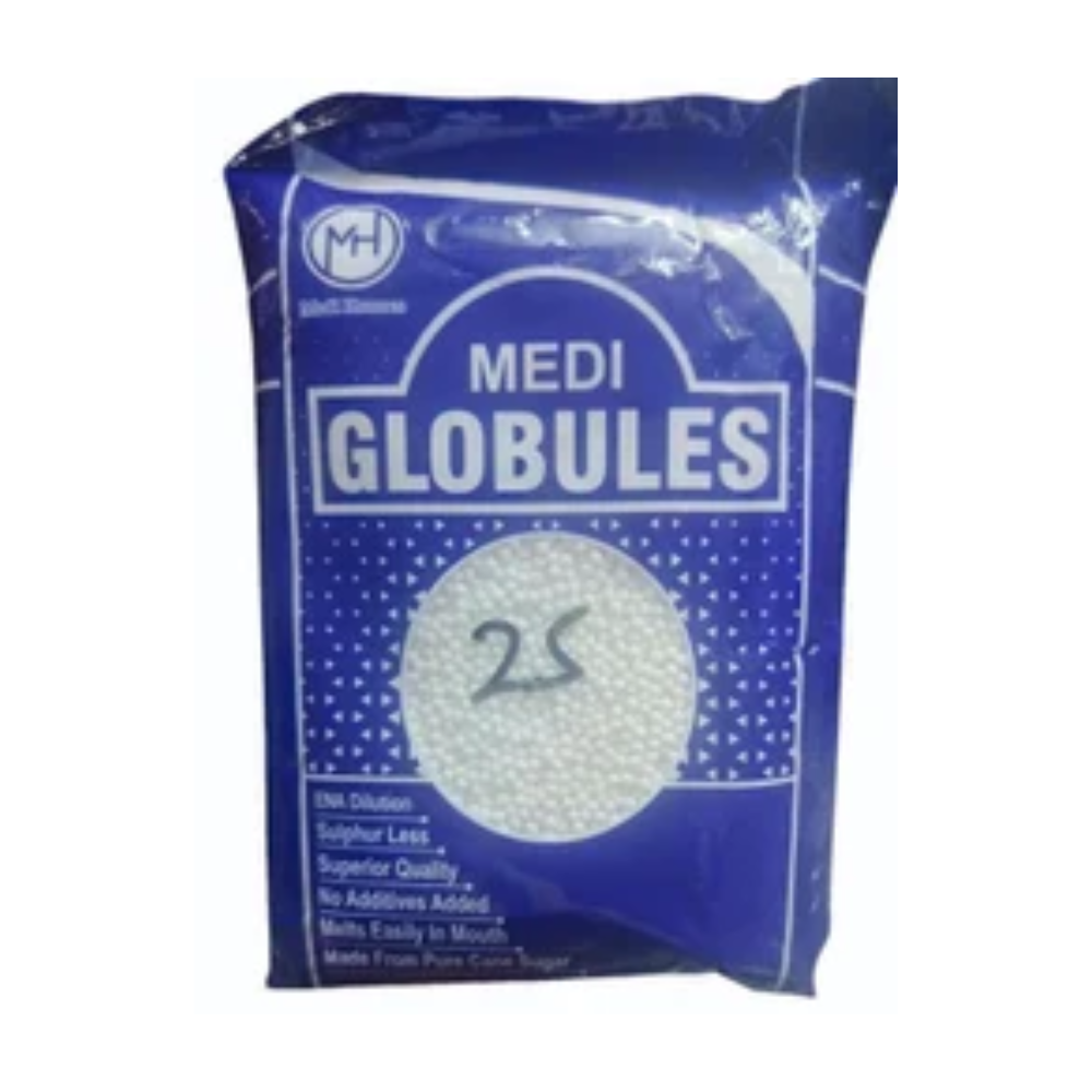 Medi Homeopathy Globules/ Blank Pellets (Size 25) 