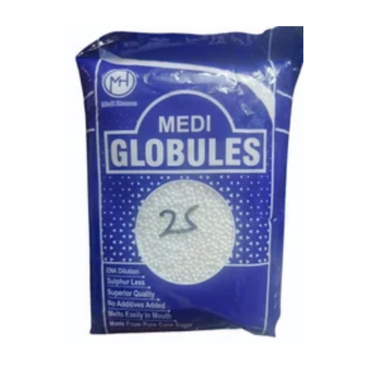 Medi Homeopathy Globules/ Blank Pellets (Size 25) 