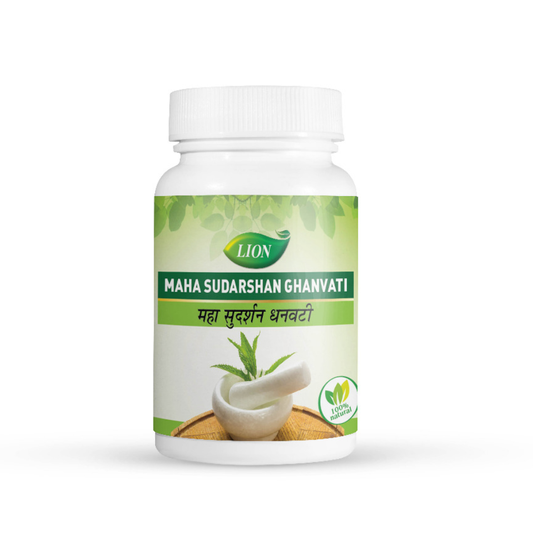 Lion Ayurveda Mahasudarshan Ghanvati 